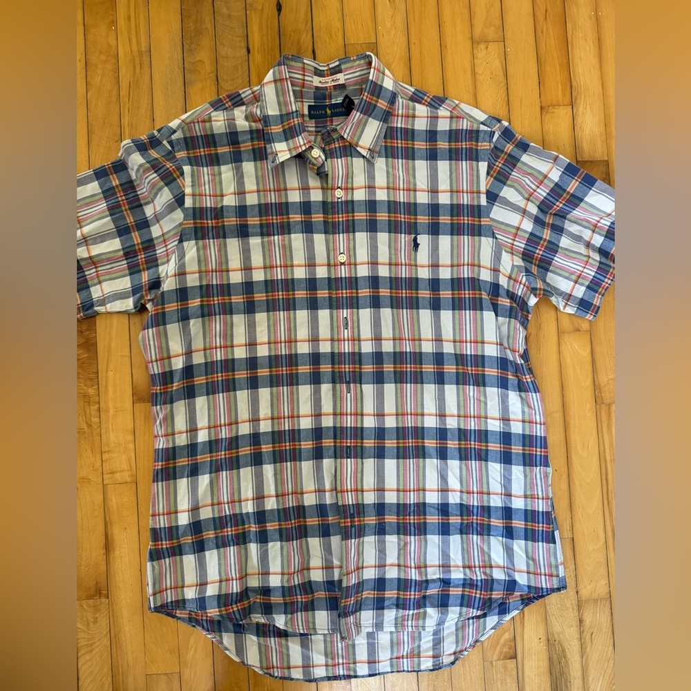 Polo bleeding madras collection button down